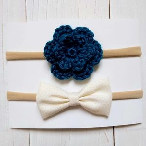 2/$12 Crocheted Baby Headband